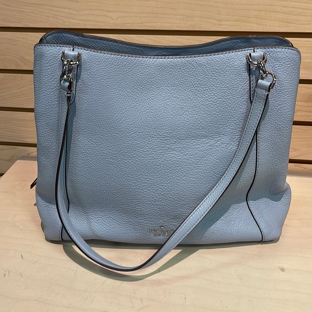 Women’s Kate Spade Shoulder Bag Leather Light Blue